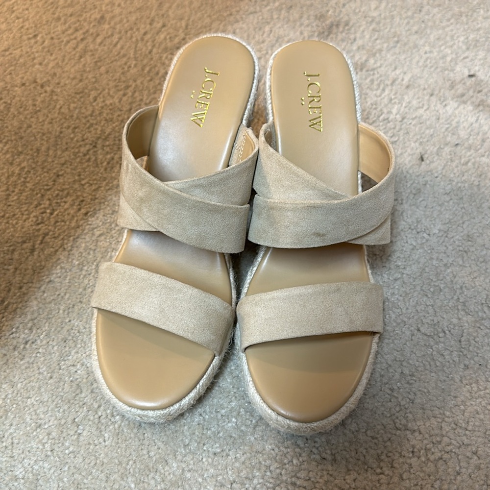 JCrew factory wide strap mule Espadrille - Picture 5 of 8